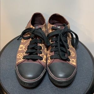 Harajuku Lovers Brown Canvas Gwen Stefani Sneakers